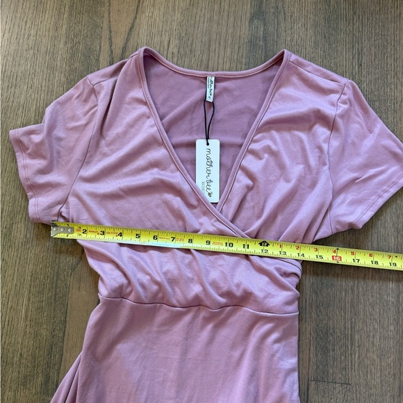 NEW Mother Bee Light Mauve Maxi Dress-Size XL - Picture 7 of 8